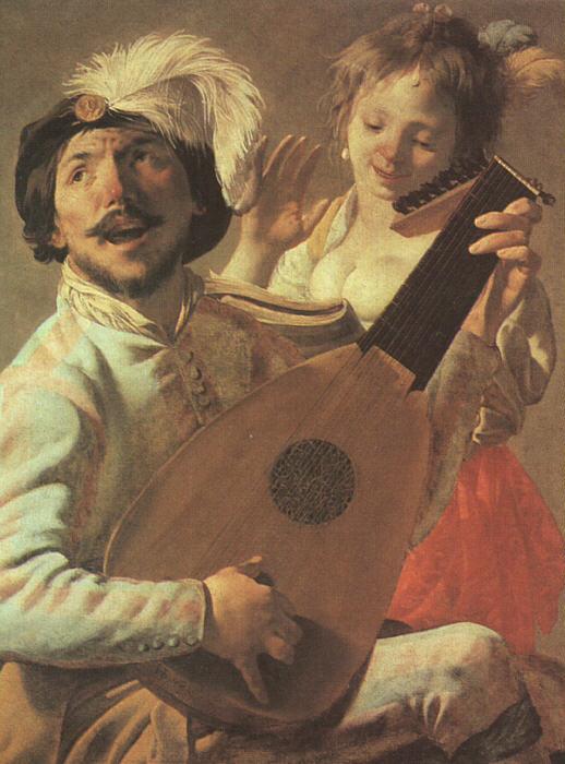 Hendrick Terbrugghen The Duet-l